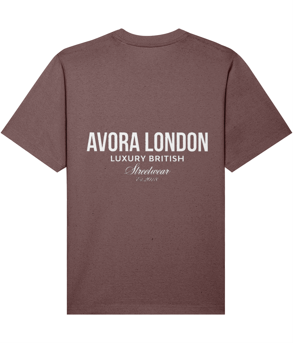 Avora London Statement T-Shirt Coffee