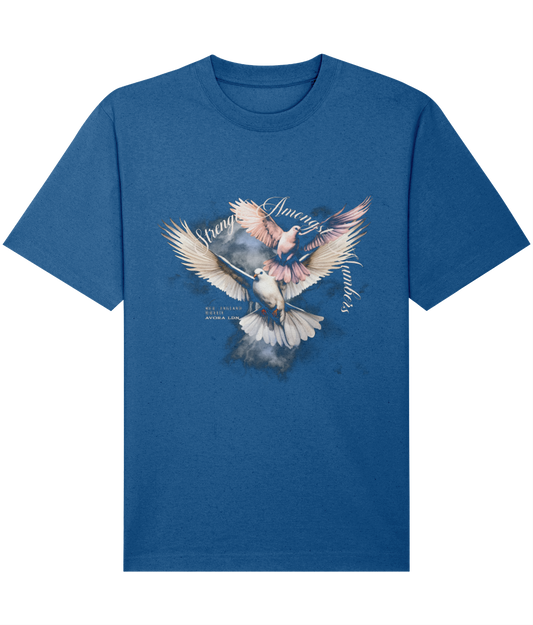 Avora London Strength Amongst Numbers T-Shirt Blue