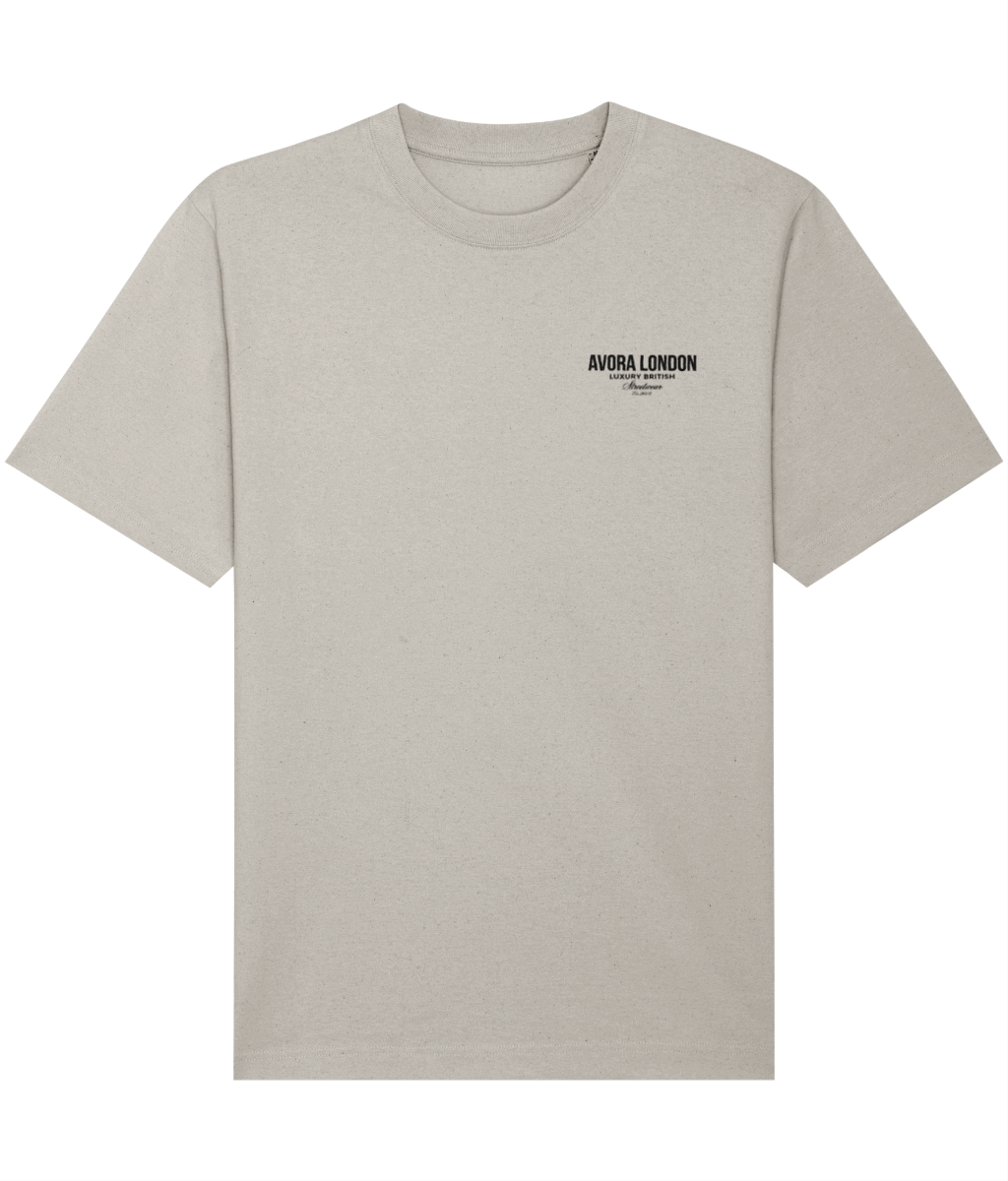 Avora London Statement T-Shirt in Heather Haze