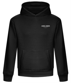 Avora London Statement Heavyweight Hoodie in Black