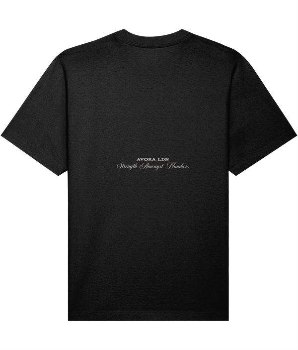 Avora London Strength Amongst Numbers T-Shirt Black