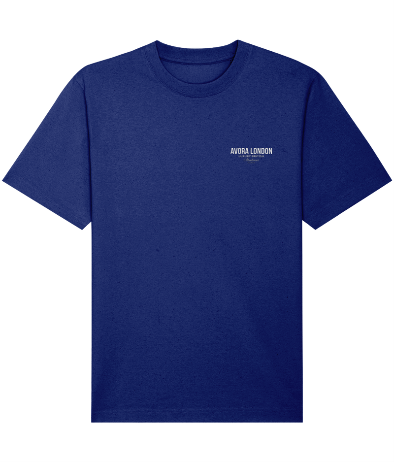 Avora London Statement T-Shirt Blue