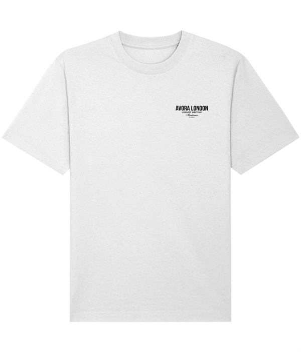 Avora London Statement T-Shirt in White