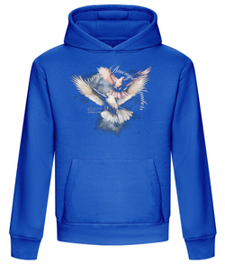 Avora London Strength Amongst Numbers Heavyweight Hoodie Royal Blue