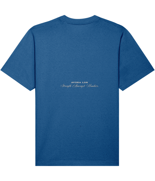 Avora London Strength Amongst Numbers T-Shirt Blue