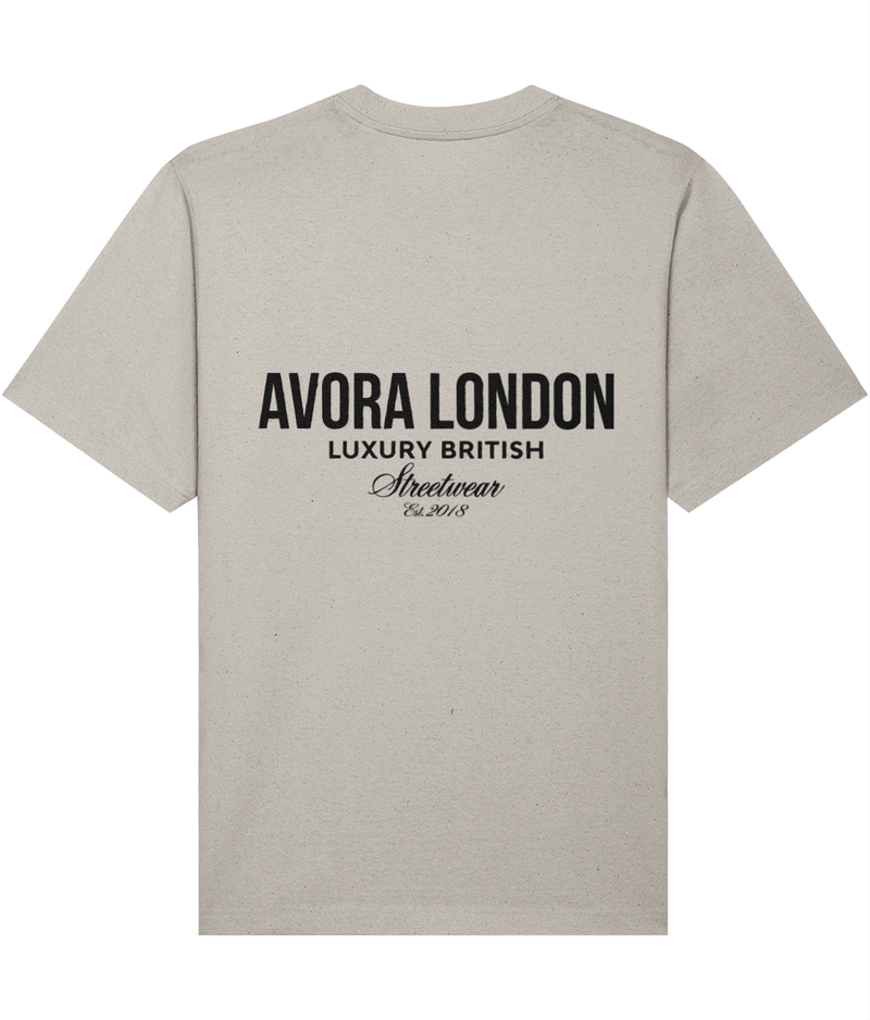 Avora London Statement T-Shirt in Heather Haze