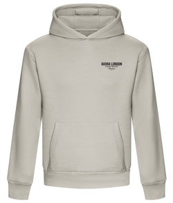 Avora London Statement Heavyweight Hoodie in Stone