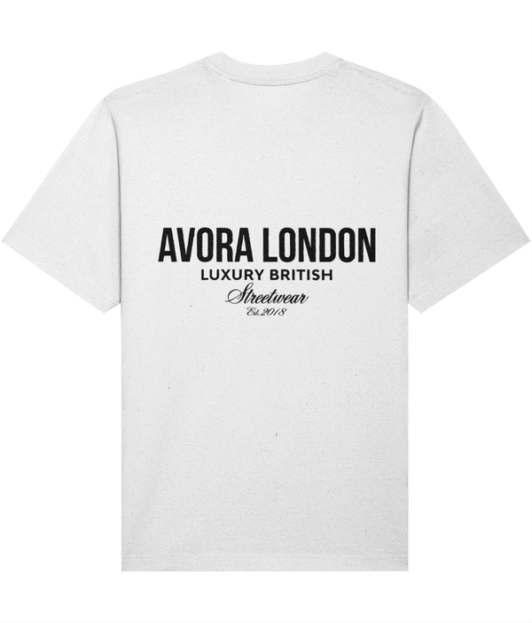 Avora London Statement T-Shirt in White