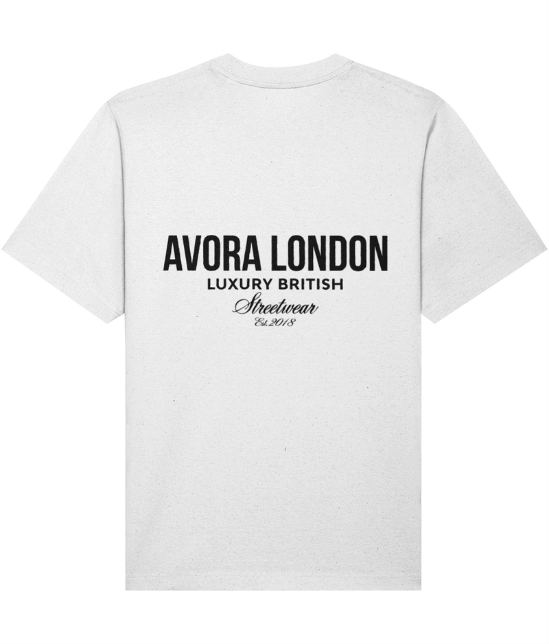 Avora London Statement T-Shirt in White