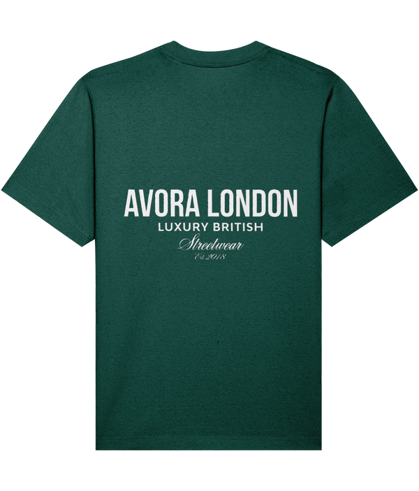 Avora London Statement T-Shirt Green