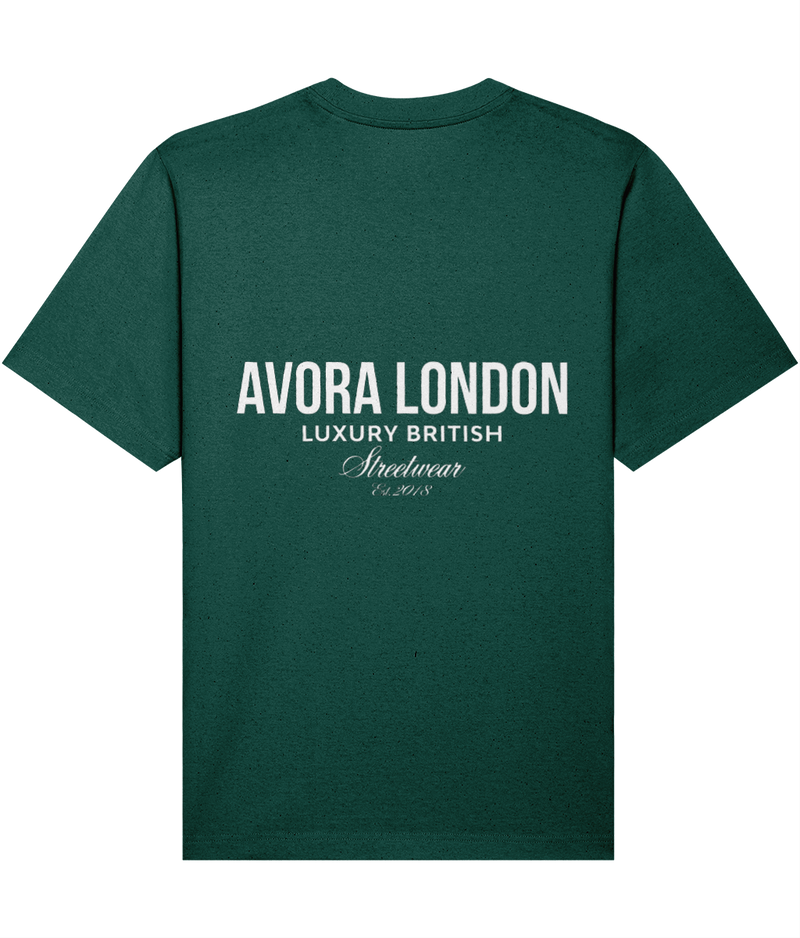 Avora London Statement T-Shirt Green