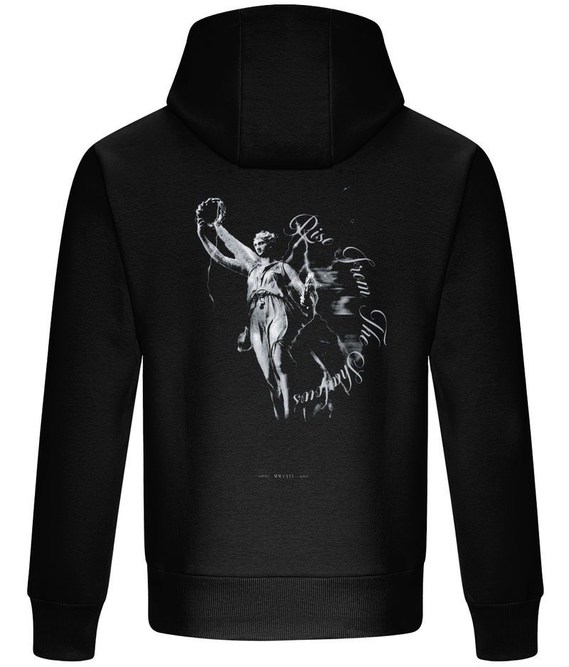 Avora London Rise From The Shadows Heavyweight Hoodie Black