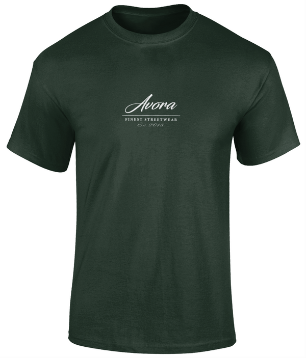 Avora London Finest Streetwear T-Shirt in Forest Green