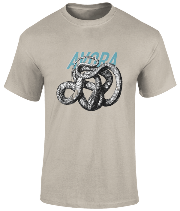 Avora London Cobra T-Shirt in Sand/Teal
