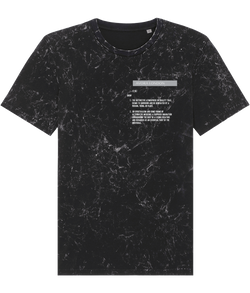 Avora London Monte Splatter T-Shirt in Black