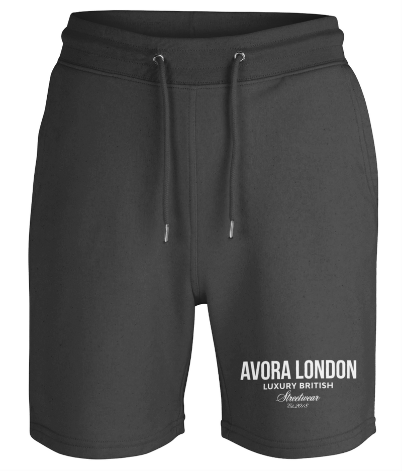 Avora London Statement Jersey Shorts in Black