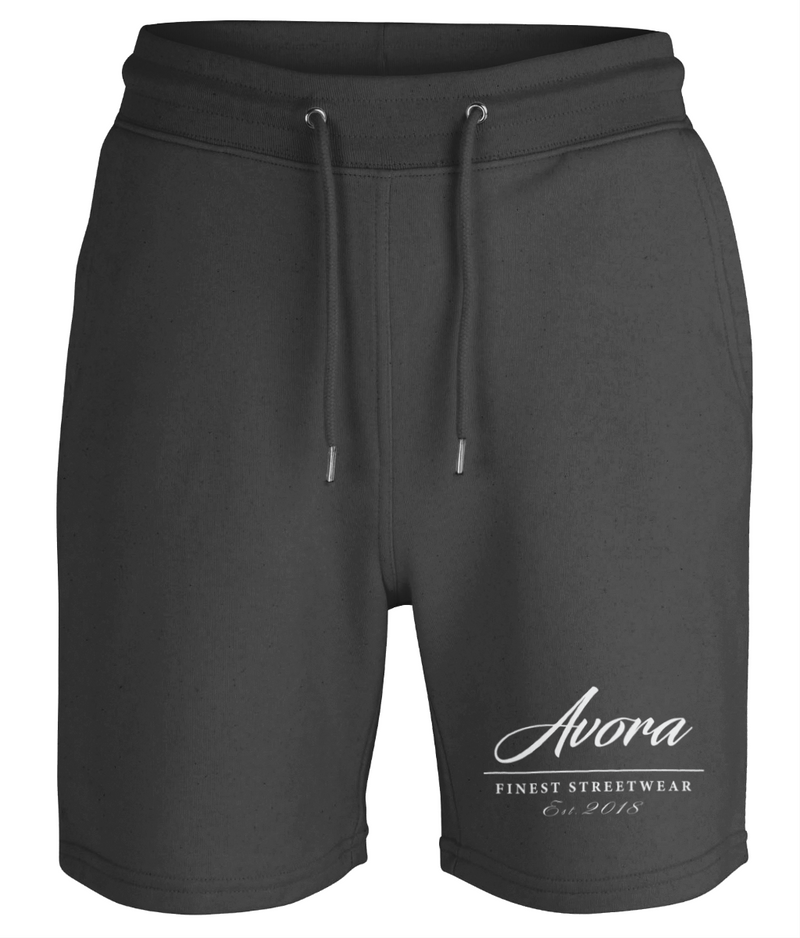 Avora London Finest Streetwear Jersey Shorts in Black