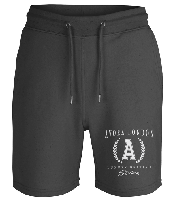 Avora London Academy Print Shorts in Black