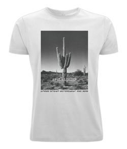 Avora London Oversize Cactus Neg Graphic T-Shirt in White
