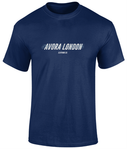 Avora London Blythe T-Shirt in Navy/Teal