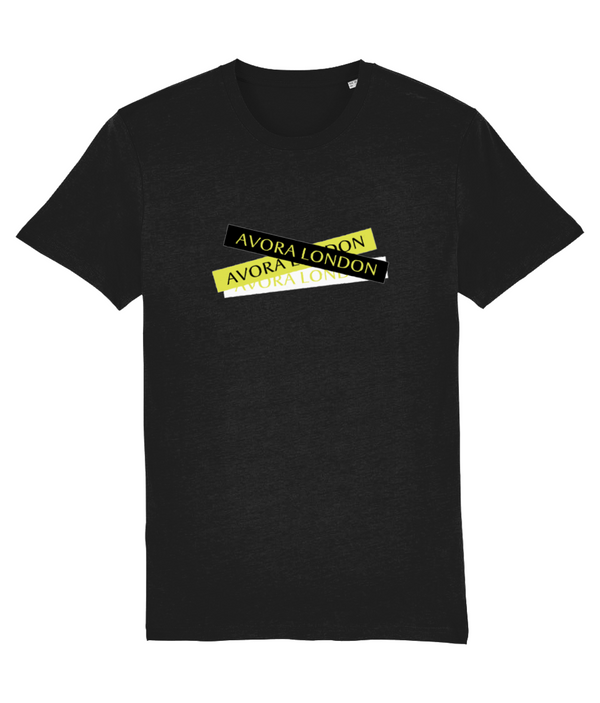 Avora London Gael T-Shirt in Black/Neon