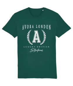 Avora London Academy T-Shirt in Glazed Green