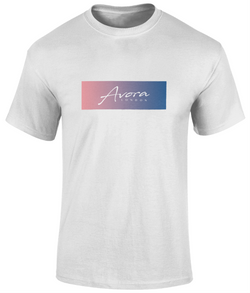 Avora London Ambrose Faded Box Logo T-Shirt in White