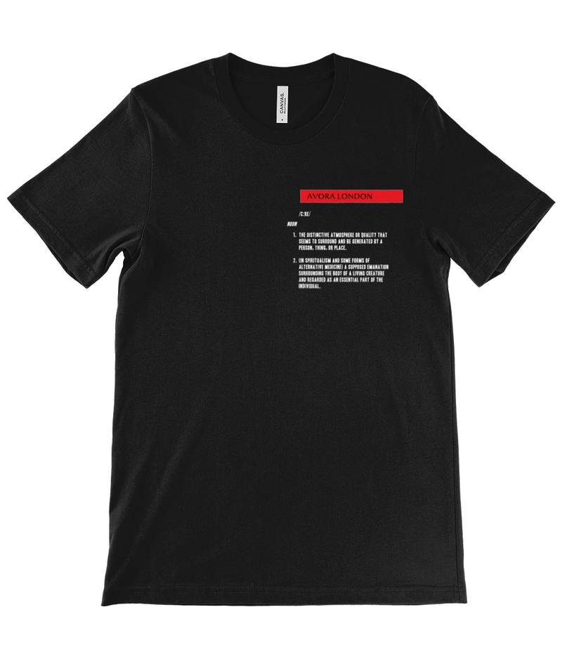 Avora London Monte T-Shirt in Black/Red