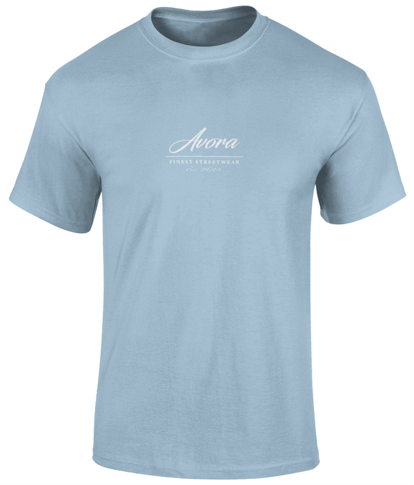 Avora London Finest Streetwear T-Shirt in Light Blue