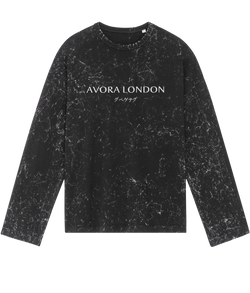 Avora London Alias Splatter T-Shirt in Black