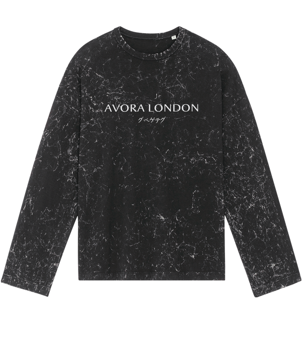 Avora London Alias Splatter T-Shirt in Black