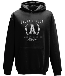 Avora London Academy Hoodie in Black