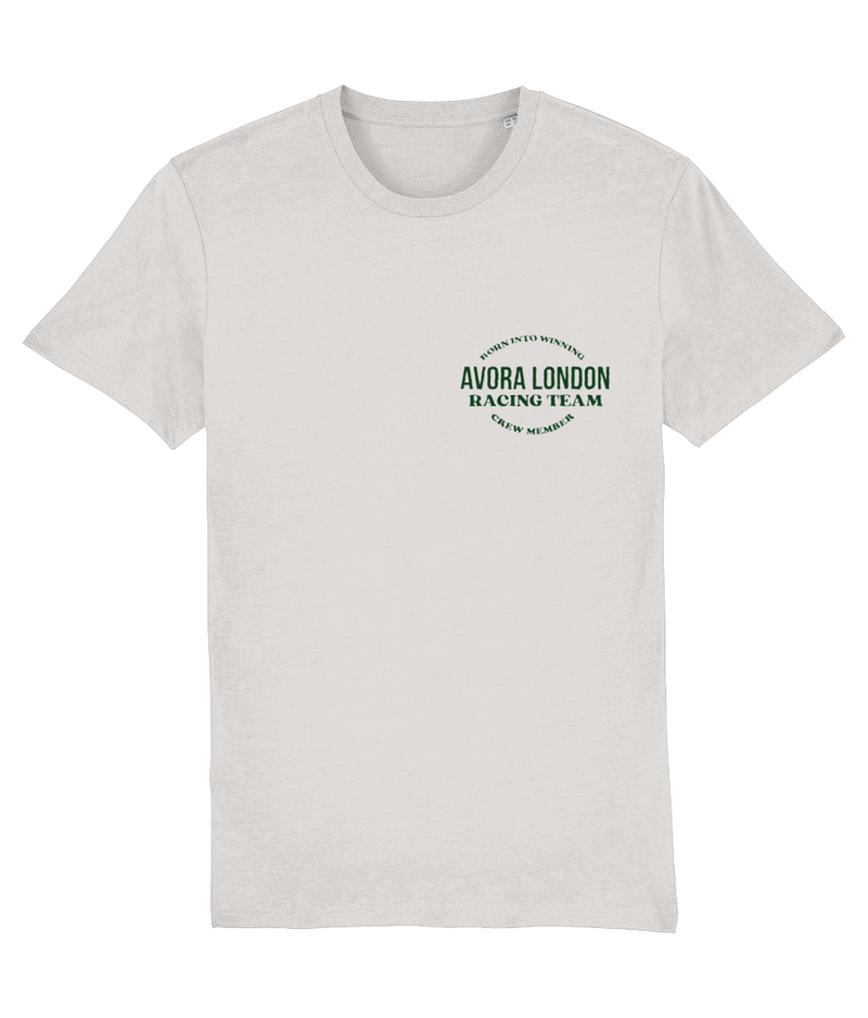 Avora London Racing Team T-Shirt in Off White